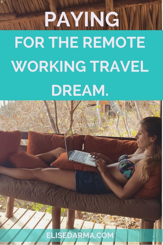  Paying for the remote working, travel dream. 2015 by the #s. After my first solo travel adventure at age 18, I decided that traveling for the rest of my life would be my dream. Last year, I was able to travel (well, work remotely) for 3 months of the year. So, I'm one-quarter the way there.