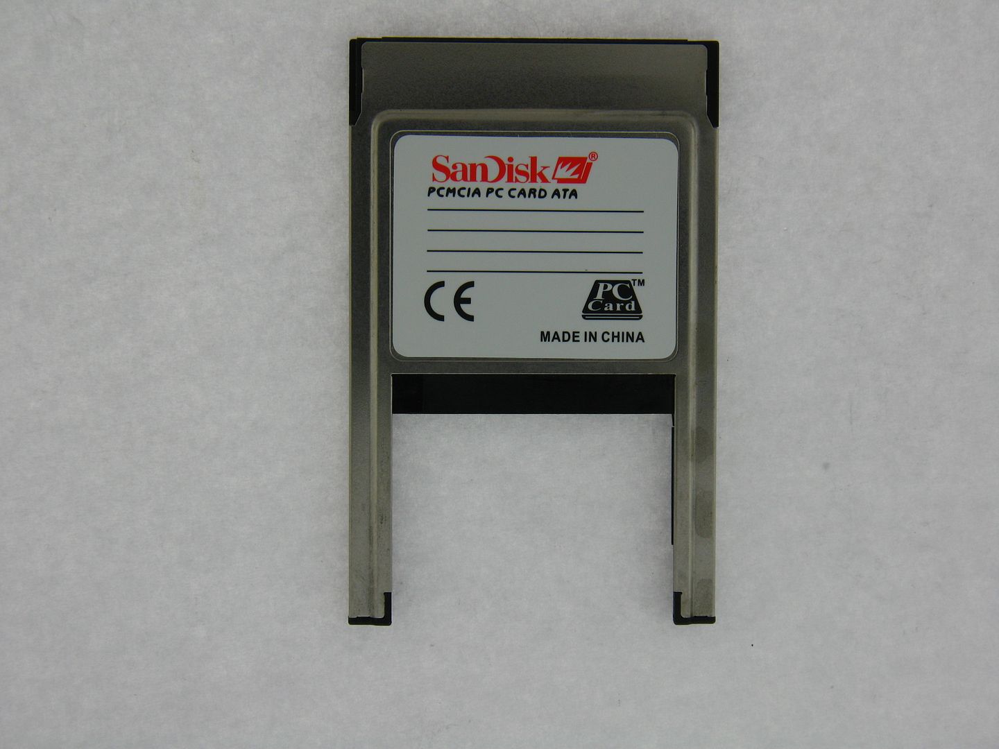 Sandisk Compact Flash CF to PCMCIA PC card adapter OR Comparable