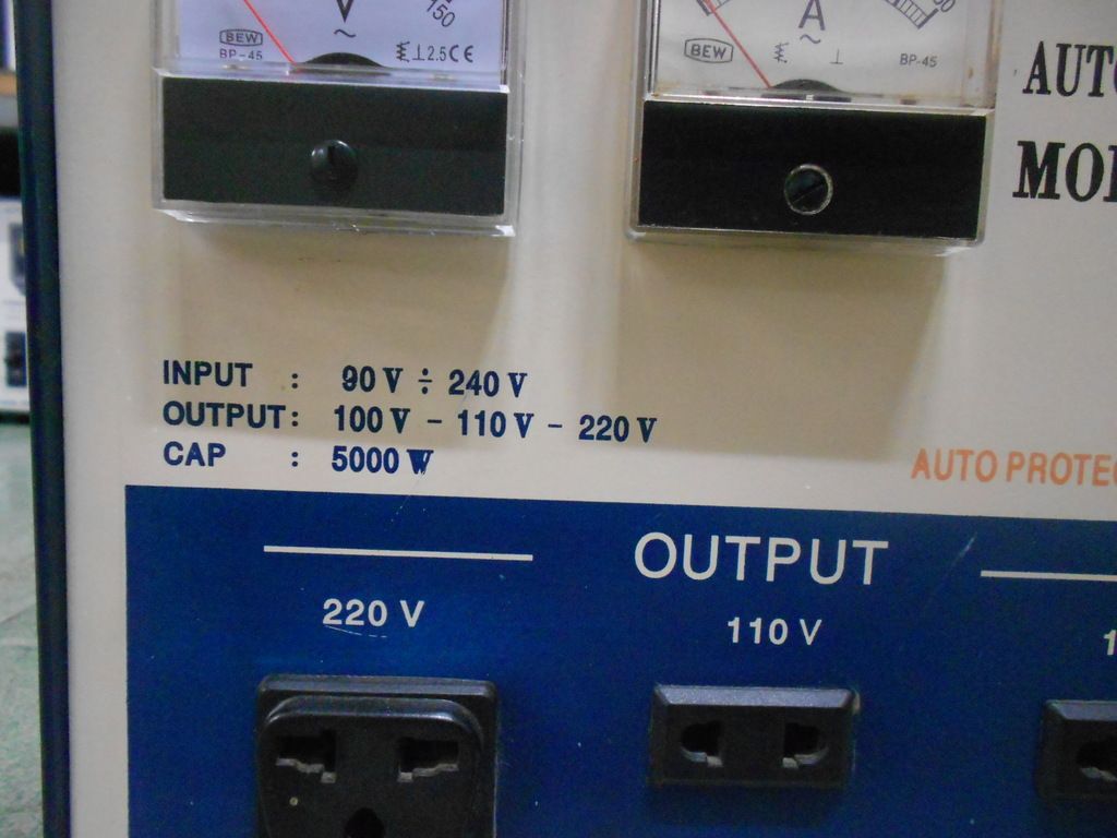 Ổn áp các loại đẹp,chất lượng phục vụ các bác ( Output 100V-110V-220V - 2