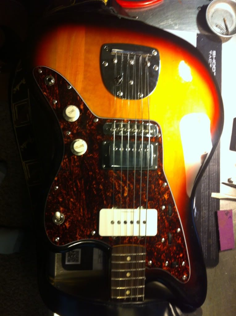 Vm jazzmaster bridge humbucker pickgaurd