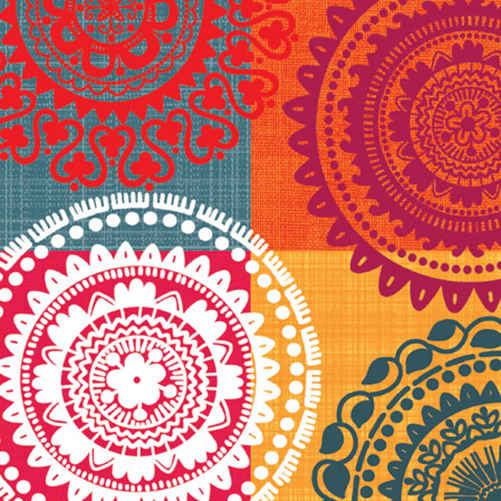 20 Paper Napkins ETHNIC THEME Decoration DECOUPAGE Pattern India Style 33 x 33cm eBay