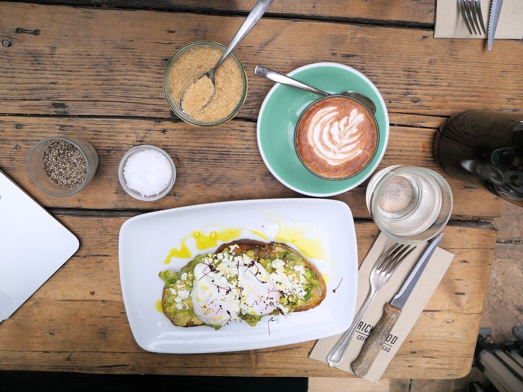 Breakfast at Brickwood Coffee, Clapham, South West London
