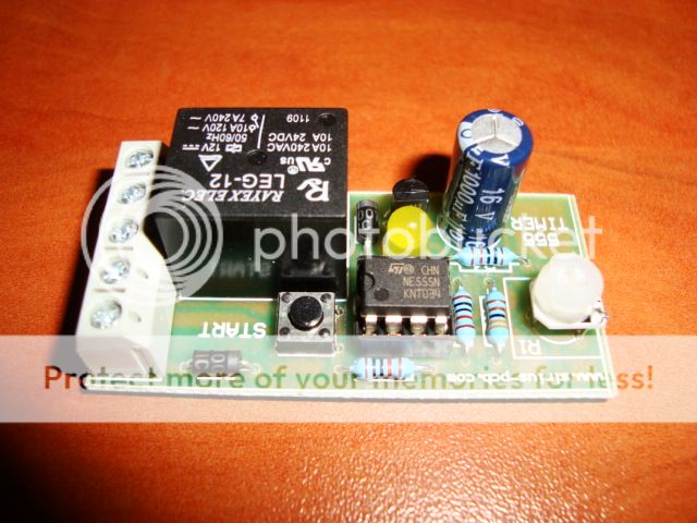 TIMER SWITCH TIME RELAY ON OR OFF 12 TO 1200 SEC KIT 10A 12V