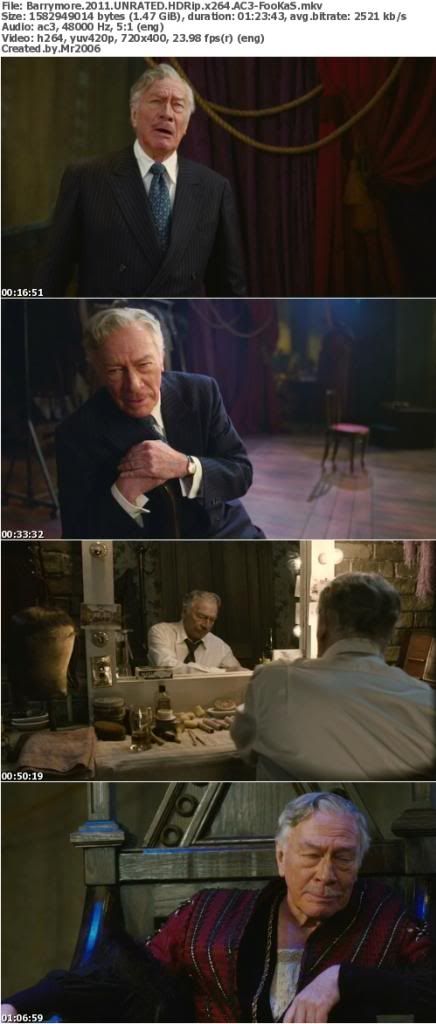 Barrymore (2011) UNRATED HDRip x264 AC3-FooKaS Barrymore (2011) UNRATED HDRip x264 AC3-FooKaS