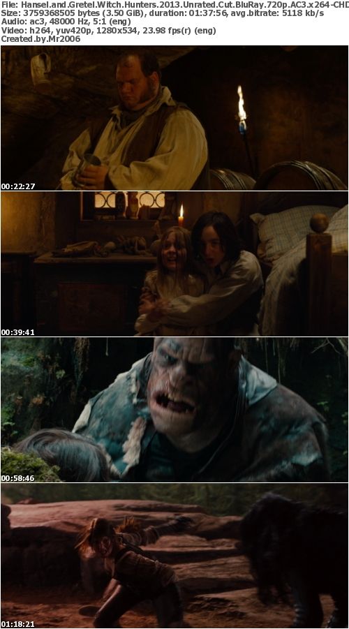 Hansel & Gretel: Witch Hunters (2013) Unrated Cut BluRay 720p AC3 x264 - CHD Hansel & Gretel: Witch Hunters (2013) Unrated Cut BluRay 720p AC3 x264 - CHD