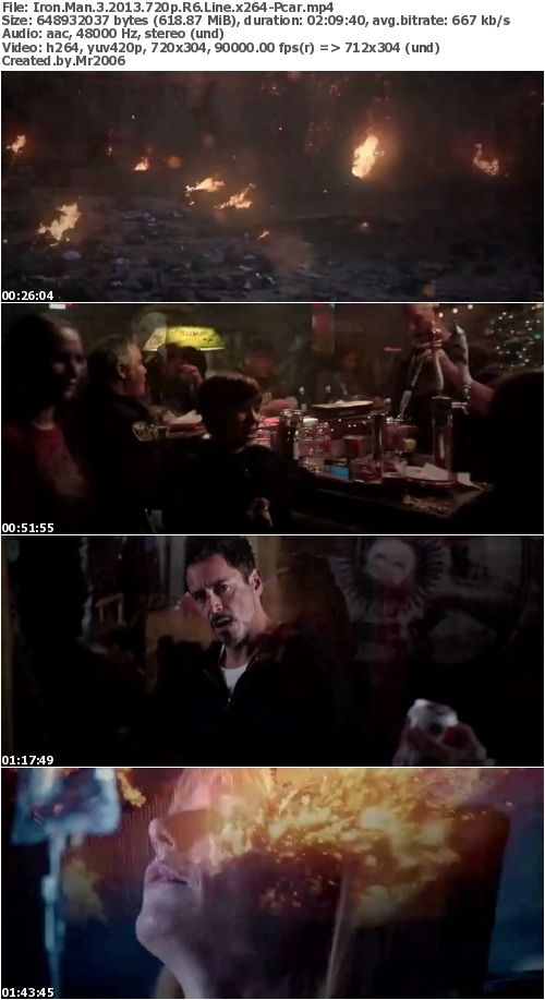 Iron Man 3 (2013) 720p R6 Line x264-Pcar Iron Man 3 (2013) 720p R6 Line x264-Pcar