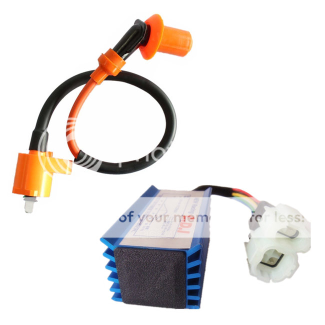 Scooter Moped ATV Bike Performance Racing CDI Box Ignition Coil GY6 50cc 100cc
